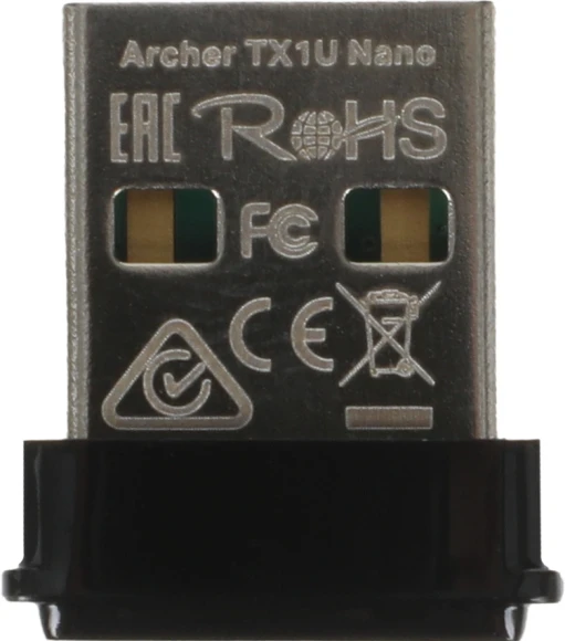 Сетевой адаптер Wi-Fi TP-Link Archer TX1U Nano AX300 USB 2.0 (ант.внутр.) 1ант.