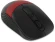Мышь Оклик 310MW черный/красный оптическая 3200dpi беспров. USB для ноутбука 4but (1869093)