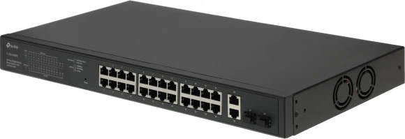 Коммутатор TP-Link JetStream TL-SG1428PE 26x1Гбит/с 2SFP 24PoE+ 250W управляемый Коммутатор TP-Link JetStream TL-SG1428PE 26x1Гбит/с 2SFP 24PoE+ 250W управляемый