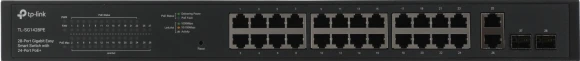 Коммутатор TP-Link JetStream TL-SG1428PE 26x1Гбит/с 2SFP 24PoE+ 250W управляемый Коммутатор TP-Link JetStream TL-SG1428PE 26x1Гбит/с 2SFP 24PoE+ 250W управляемый