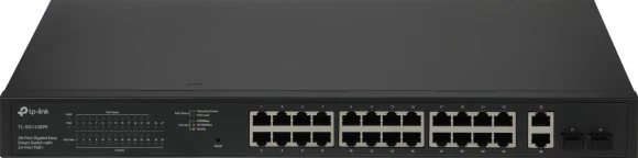 Коммутатор TP-Link JetStream TL-SG1428PE 26x1Гбит/с 2SFP 24PoE+ 250W управляемый Коммутатор TP-Link JetStream TL-SG1428PE 26x1Гбит/с 2SFP 24PoE+ 250W управляемый