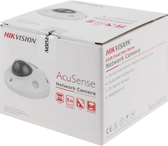 Камера видеонаблюдения IP Hikvision DS-2CD2523G2-IS(2.8mm) 2.8-2.8мм цв. корп.:белый