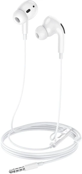 Гарнитура внутриканальные Hoco M1 Pro 1.2м белый проводные в ушной раковине