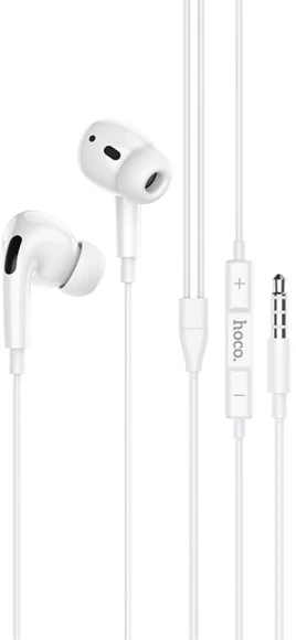 Гарнитура внутриканальные Hoco M1 Pro 1.2м белый проводные в ушной раковине