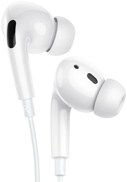 Гарнитура внутриканальные Hoco M1 Pro 1.2м белый проводные в ушной раковине