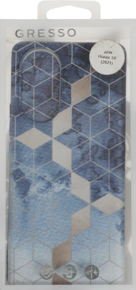 Чехол (клип-кейс) Gresso для Honor 50 Meridian синий (GR17AAAE8869)