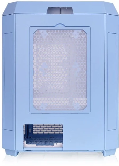 Корпус Thermaltake The Tower 600 Hydrangea голубой без БП ATX 13x120mm 9x140mm 4xUSB3.0 audio bott PSU Корпус Thermaltake The Tower 600 Hydrangea голубой без БП ATX 13x120mm 9x140mm 4xUSB3.0 audio bott PSU