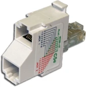 Адаптер Lanmaster TWT-T-U2-U2 белый