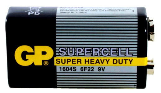 Батарея GP Supercell 1604S 6F22 9V (1шт) Батарея GP Supercell 1604S 6F22 9V (1шт)