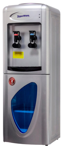 Кулер Aqua Work 0.7-LDR напольный электронный серебристый