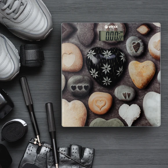 Весы напольные электронные Vitek VT-1985 макс.180кг рисунок