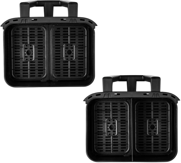 Аэрогриль Kitfort КТ-2247 2850Вт черный/серебристый