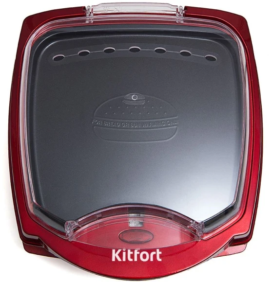 Электрогриль Kitfort KT-1610 1000Вт красный/черный Электрогриль Kitfort KT-1610 1000Вт красный/черный