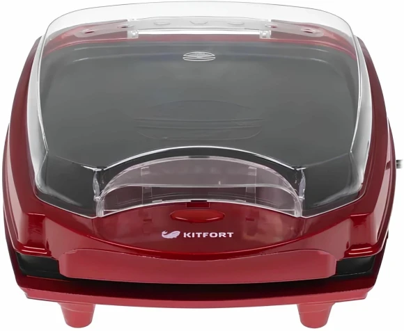 Электрогриль Kitfort KT-1610 1000Вт красный/черный Электрогриль Kitfort KT-1610 1000Вт красный/черный