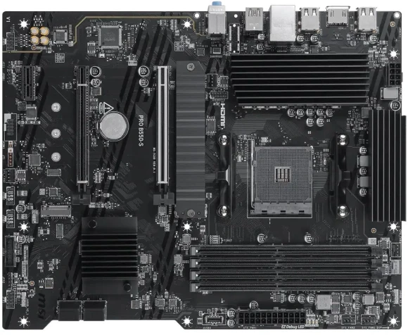 Материнская плата MSI PRO B550-S WIFI6E Soc-AM4 AMD B550 4xDDR4 ATX AC`97 8ch(7.1) GbLAN RAID+HDMI