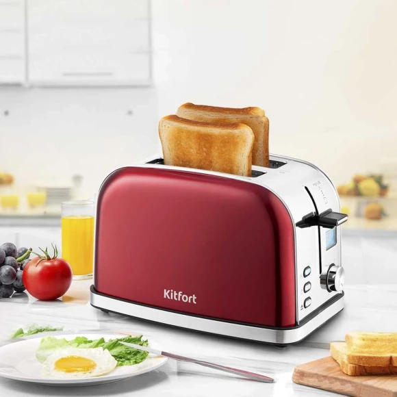 Тостер Kitfort КТ-2036-1 950Вт красный Тостер Kitfort КТ-2036-1 950Вт красный