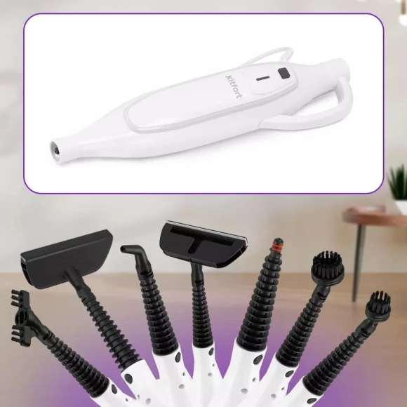 Швабра паровая Kitfort КТ-3903 1250Вт белый Швабра паровая Kitfort КТ-3903 1250Вт белый