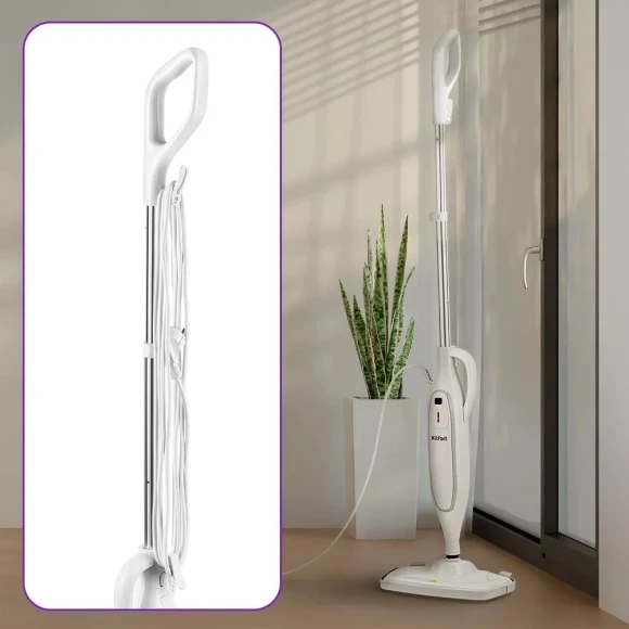 Швабра паровая Kitfort КТ-3903 1250Вт белый Швабра паровая Kitfort КТ-3903 1250Вт белый