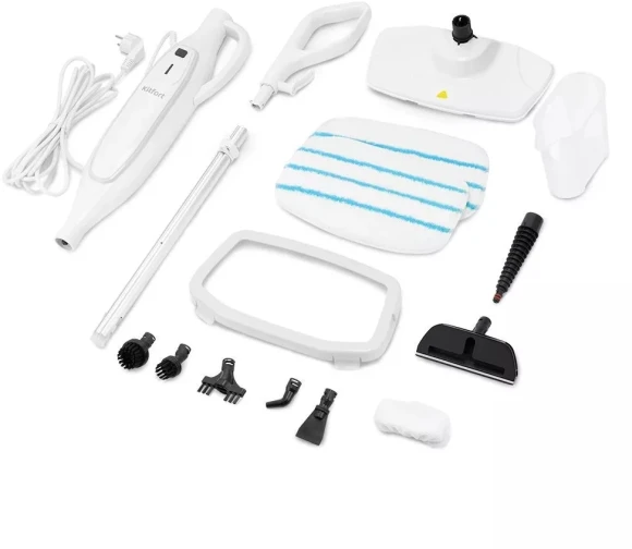 Швабра паровая Kitfort КТ-3903 1250Вт белый Швабра паровая Kitfort КТ-3903 1250Вт белый