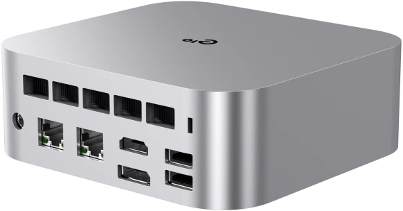 Неттоп Acer Gadget ETBox AI P09H U7 256V (2.2) 16Gb SSD1Tb ARC 140V Windows 11 Pro 2x2.5GbitEth WiFi BT 90W серебристый