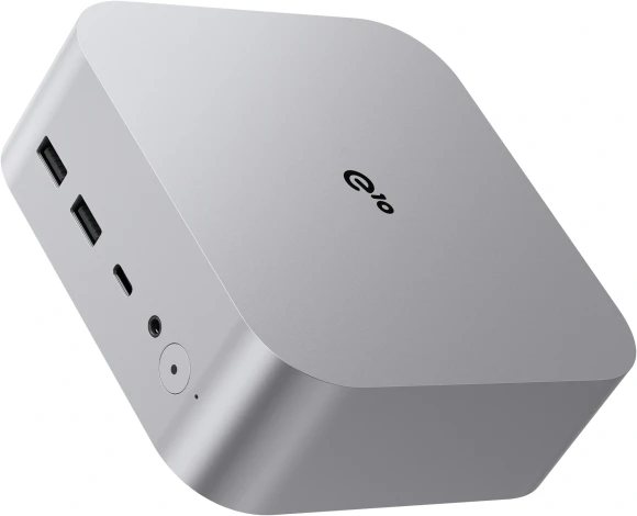 Неттоп Acer Gadget ETBox AI P09H U7 256V (2.2) 16Gb SSD1Tb ARC 140V Windows 11 Pro 2x2.5GbitEth WiFi BT 90W серебристый
