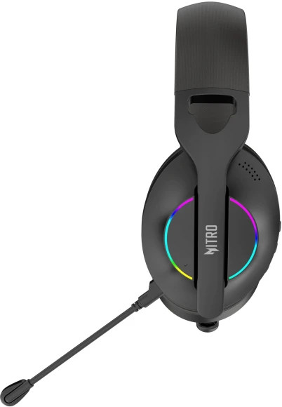 Наушники с микрофоном Acer Nitro OHR400 черный 1м мониторные BT/Radio/3.5mm оголовье (ZL.HDSEE.00G)