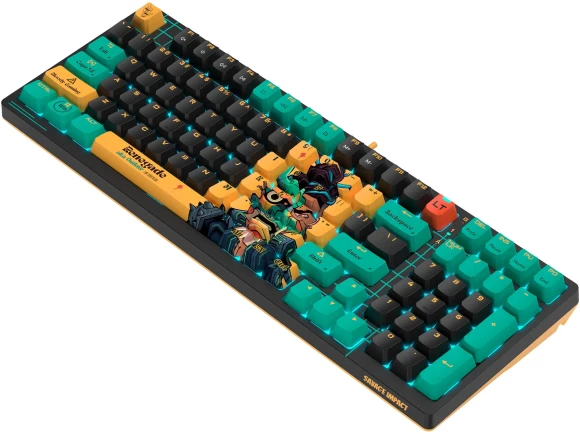 Клавиатура A4Tech Bloody AT98 Renegade механическая черный/зеленый USB for gamer LED (AT98) Клавиатура A4Tech Bloody AT98 Renegade механическая черный/зеленый USB for gamer LED (AT98)