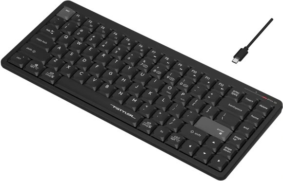 Клавиатура A4Tech Fstyler FBX53C черный USB беспроводная BT/Radio slim Multimedia (FBX53C)