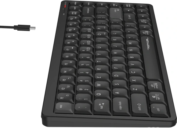 Клавиатура A4Tech Fstyler FBX53C черный USB беспроводная BT/Radio slim Multimedia (FBX53C)