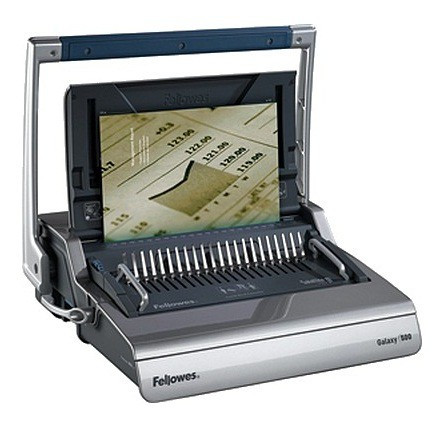 Переплетчик Fellowes Galaxy E (FS-56221) A4/перф.28л.сшив/макс.500л./пластик.пруж. (6-50мм)/электр.