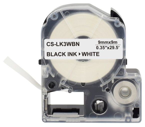 Картридж ленточный Cactus CS-LK3WBN LK-3WBN черный на белом 9x9 для Epson LW300/LW400/LW700/LW600P/LW1000P/K400/Z700/Z900 Картридж ленточный Cactus CS-LK3WBN LK-3WBN черный на белом 9x9 для Epson LW300/LW400/LW700/LW600P/LW1000P/K400/Z700/Z900