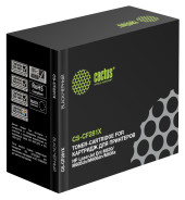 Картридж лазерный Cactus CS-CF281X CF281X черный (25000стр.) для HP LJ Ent M630/M605dn/M606dn/M605x Картридж лазерный Cactus CS-CF281X CF281X черный (25000стр.) для HP LJ Ent M630/M605dn/M606dn/M605x