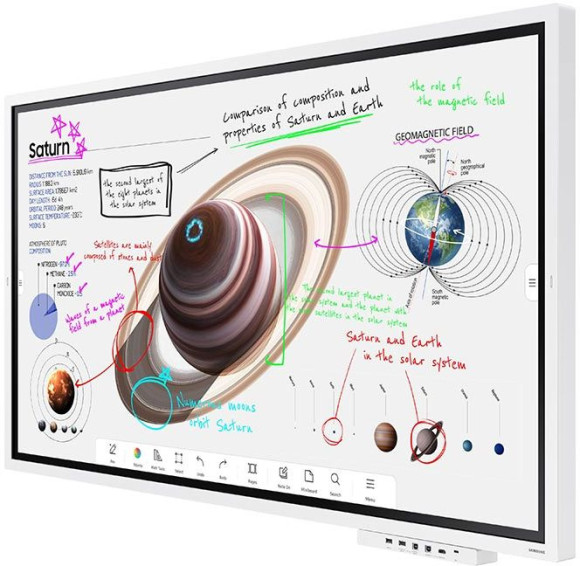 Панель Samsung 65" WM65B Flip Chart Pro белый LED 8ms 16:9 HDMI M/M матовая 350cd 178гр/178гр 3840x2160 4K USB 39.7кг Панель Samsung 65" WM65B Flip Chart Pro белый LED 8ms 16:9 HDMI M/M матовая 350cd 178гр/178гр 3840x2160 4K USB 39.7кг