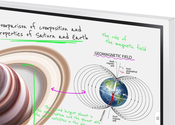 Панель Samsung 65" WM65B Flip Chart Pro белый LED 8ms 16:9 HDMI M/M матовая 350cd 178гр/178гр 3840x2160 4K USB 39.7кг Панель Samsung 65" WM65B Flip Chart Pro белый LED 8ms 16:9 HDMI M/M матовая 350cd 178гр/178гр 3840x2160 4K USB 39.7кг