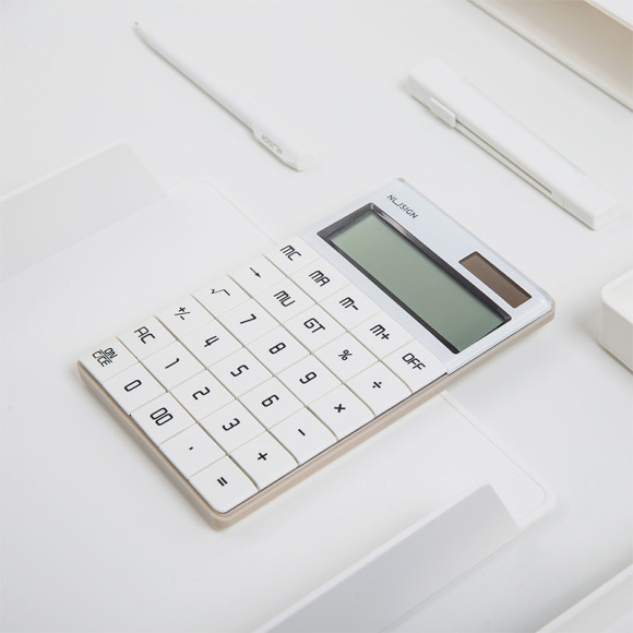 Калькулятор настольный Deli Nusign ENS041 белый 12-разр. Калькулятор настольный Deli Nusign ENS041 белый 12-разр.