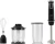 Блендер погружной Hyundai HYB-H3845 1000Вт черный/серебристый