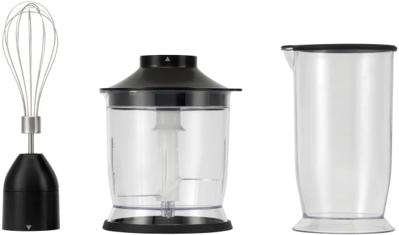 Блендер погружной Hyundai HYB-H3845 1000Вт черный/серебристый