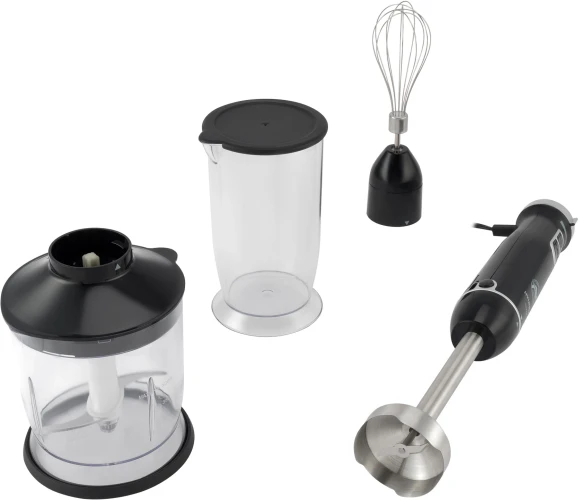 Блендер погружной Hyundai HYB-H3845 1000Вт черный/серебристый