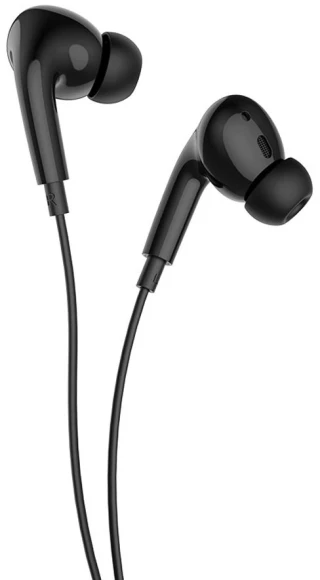 Гарнитура внутриканальные Hoco M1 Pro 1.2м черный проводные в ушной раковине (M1)