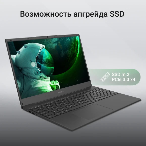 Ноутбук Digma EVE A5820 Ryzen 3 3200U 16Gb SSD512Gb AMD Radeon Vega 3 15.6" IPS FHD (1920x1080) Windows 11 Pro black WiFi BT Cam 4500mAh (DN15R3-ADXW01)