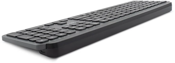 Клавиатура Оклик K859W серый/черный USB беспроводная slim Multimedia (2002136)