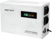 Стабилизатор напряжения Smartwatt AVR Slim 1500RW 1500ВА белый Стабилизатор напряжения Smartwatt AVR Slim 1500RW 1500ВА белый