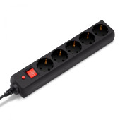 Сетевой фильтр Buro 500SH-10-B 10м (5 розеток) черный (коробка) Сетевой фильтр Buro 500SH-10-B 10м (5 розеток) черный (коробка)