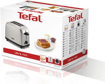 Тостер Tefal TT330D30 700Вт серебристый/черный Тостер Tefal TT330D30 700Вт серебристый/черный