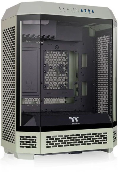 Корпус Thermaltake The Tower 600 Matcha зеленый без БП ATX 13x120mm 9x140mm 4xUSB3.0 audio bott PSU Корпус Thermaltake The Tower 600 Matcha зеленый без БП ATX 13x120mm 9x140mm 4xUSB3.0 audio bott PSU