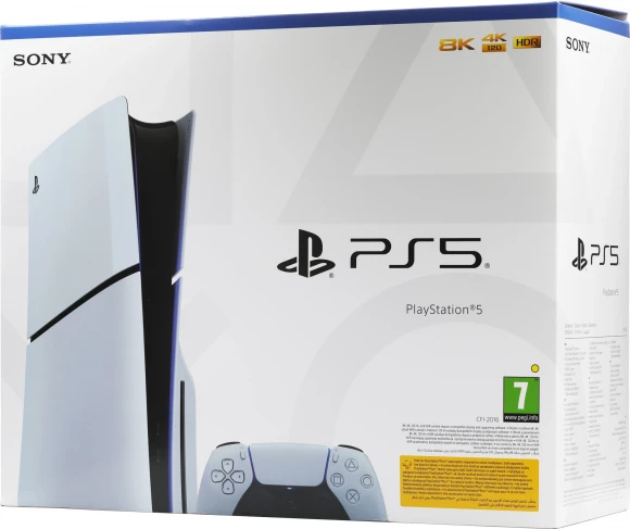 Игровая консоль PlayStation 5 Slim CFI-2016A01Y белый/черный Игровая консоль PlayStation 5 Slim CFI-2016A01Y белый/черный