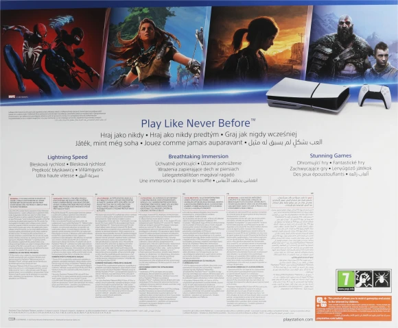 Игровая консоль PlayStation 5 Slim CFI-2016A01Y белый/черный Игровая консоль PlayStation 5 Slim CFI-2016A01Y белый/черный