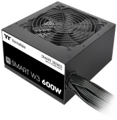 Блок питания Thermaltake ATX 600W Smart W3 Gen.5 80+ white (20+4pin) APFC 120mm fan 4xSATA RTL
