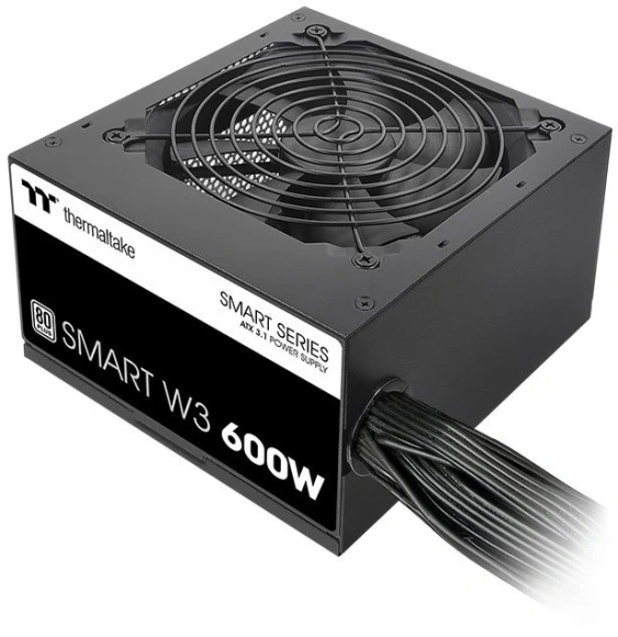 Блок питания Thermaltake ATX 600W Smart W3 Gen.5 80+ white (20+4pin) APFC 120mm fan 4xSATA RTL