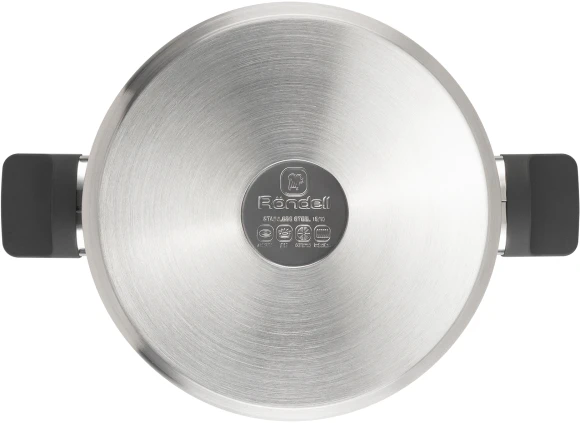 Кастрюля Rondell Chambray RDS-1956 4.8л. d=24см (с крышкой) стальной